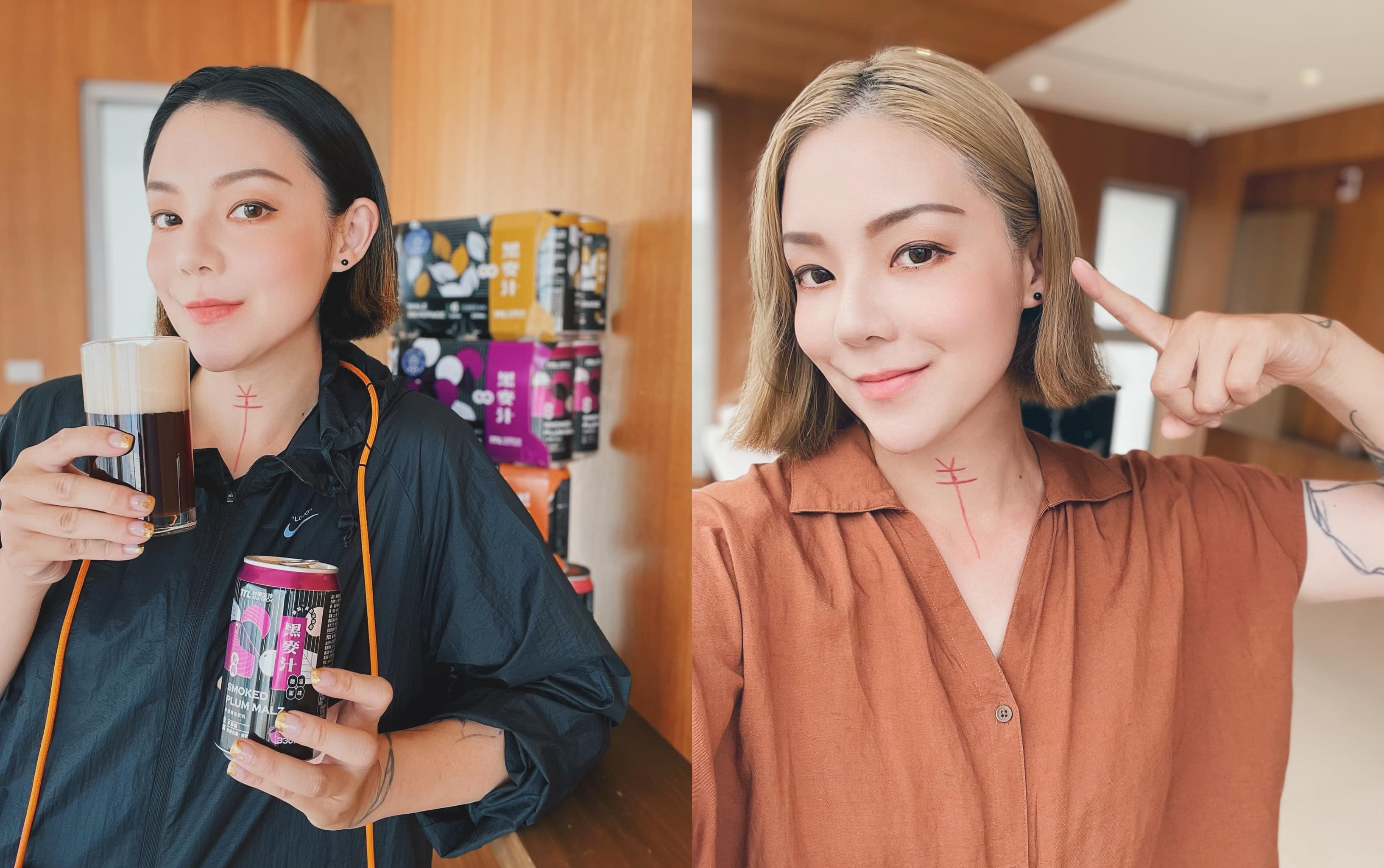 歐陽靖擅長緊抓時事，除了發表自己看法，也會代入自己與家人的故事，偶爾則有業配工作。（翻攝歐陽靖臉書）