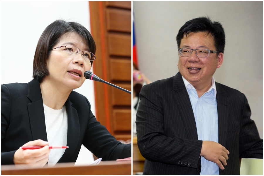 民進黨選舉對策委員會今（28日）晚召開會議，一致同意徵召黃秀芳（左圖）為彰化縣長候選人、李俊俋（右圖）為嘉義市長候選人。（本刊資料照）