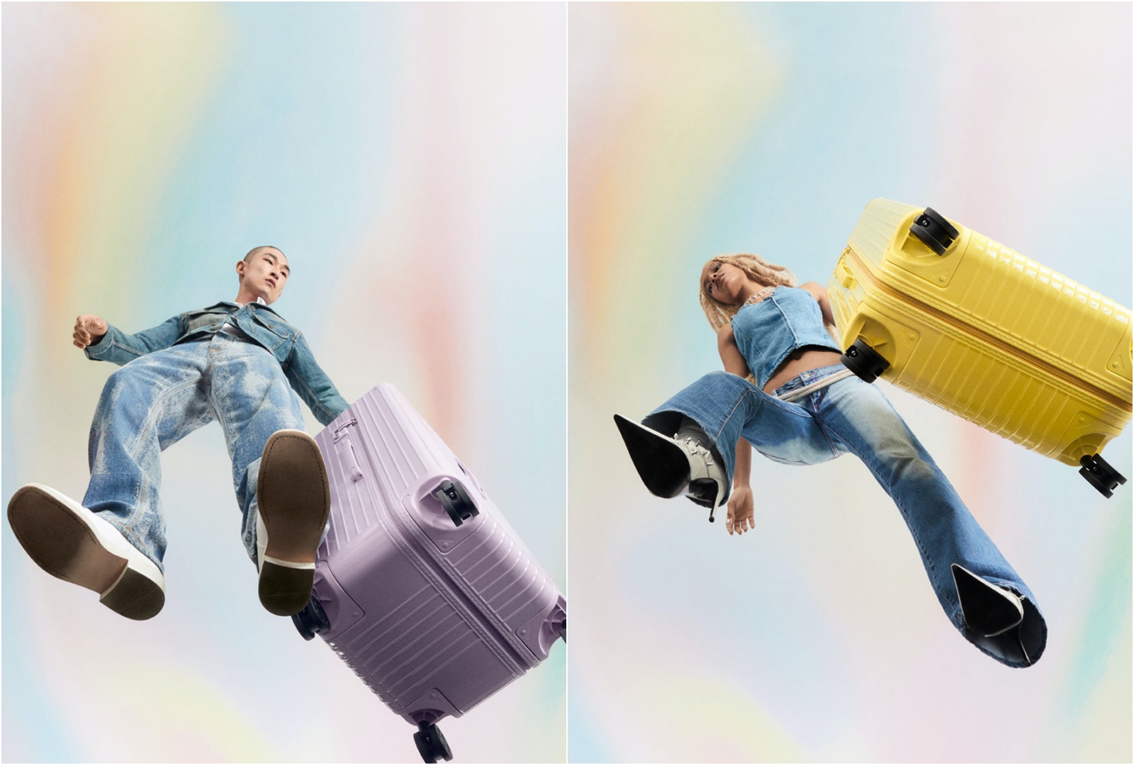 RIMOWA以來自法國普羅旺斯的靈感，推出薰衣草紫與香檸黃季度新色商品。（美之心提供）