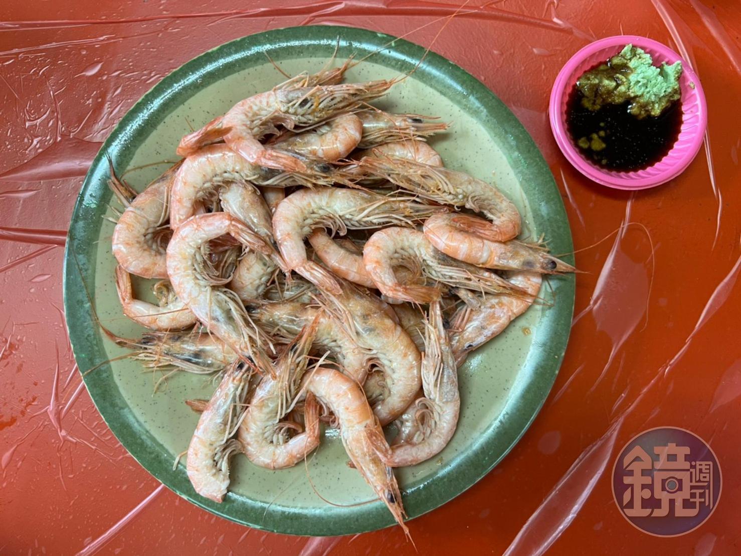 「燙沙蝦」甜味濃郁。