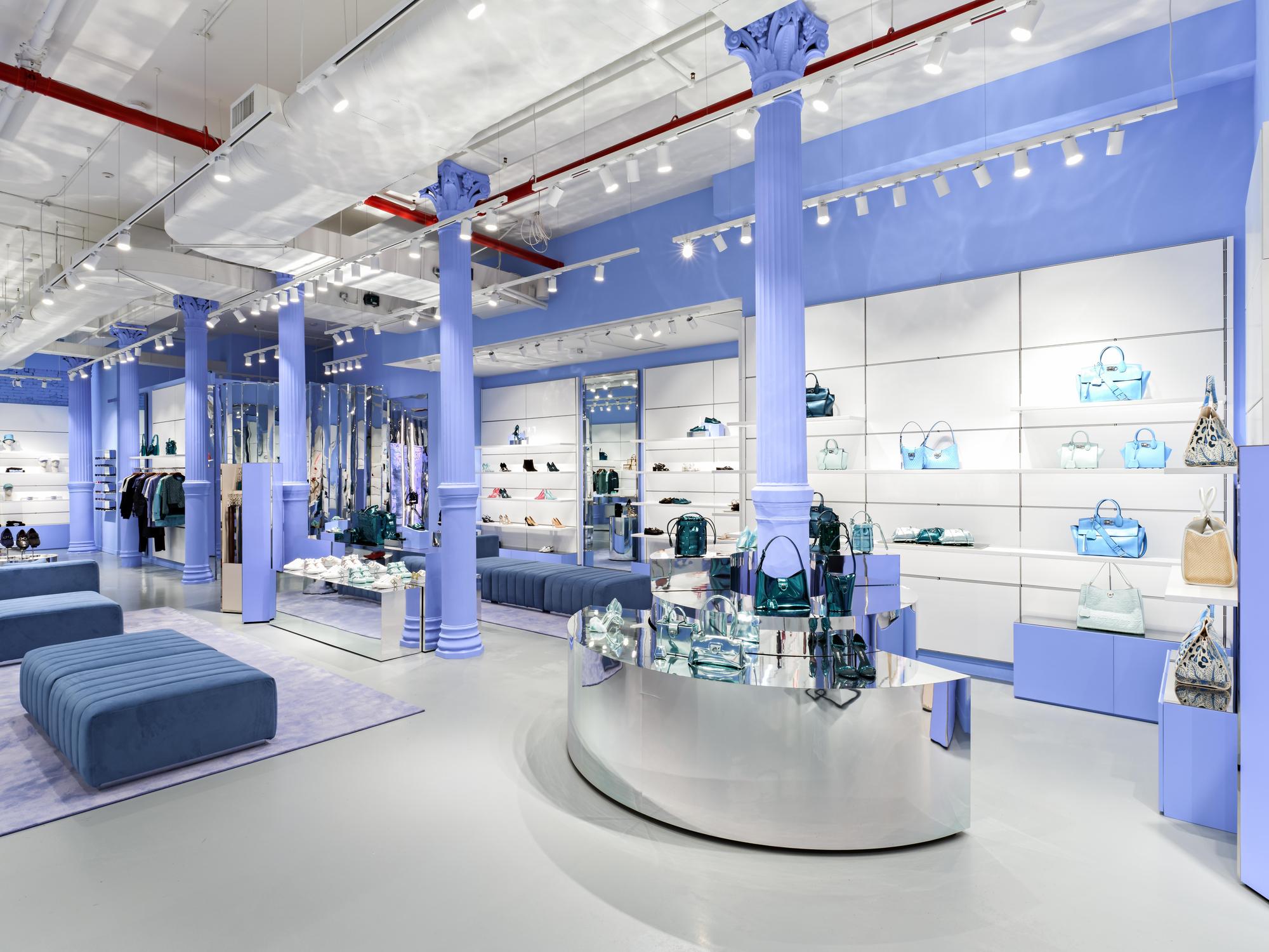 Salvatore Ferragamo在紐約Soho區開設約73坪的全新概念店。(Salvatore Ferragamo提供)