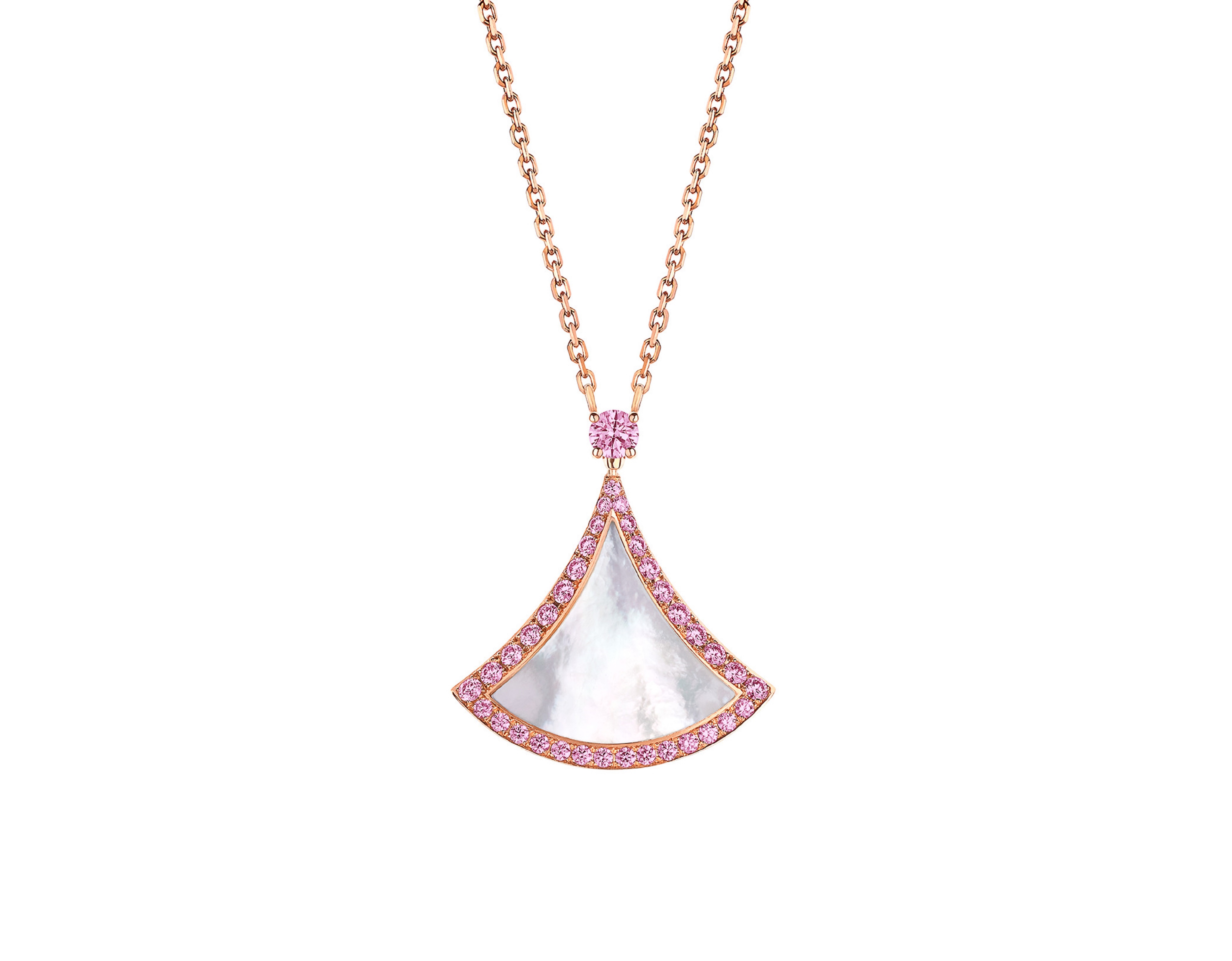 BVLGARI DIVAS’ DREAM七夕情人節限定版項鍊。NT$134,600(寶格麗提供)