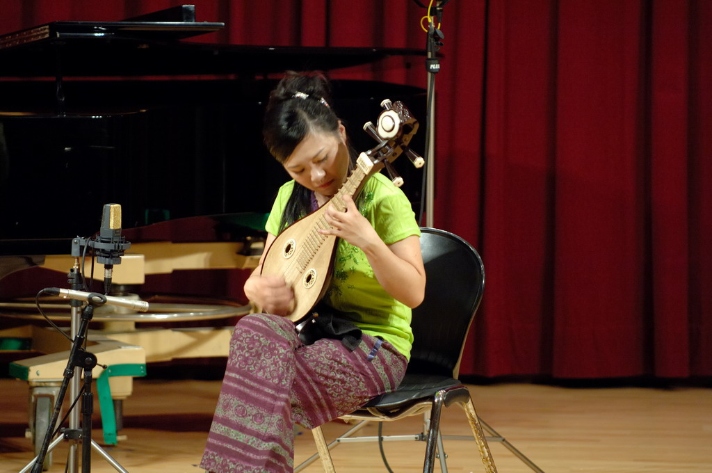 池池是直播平台上，唯一的柳琴直播主。（17Live提供）