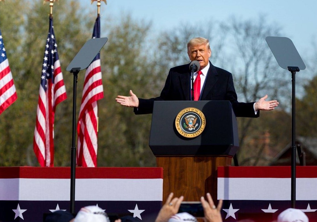 美國前總統川普狂人形象深植人心。（翻攝Donald J. Trump 臉書）