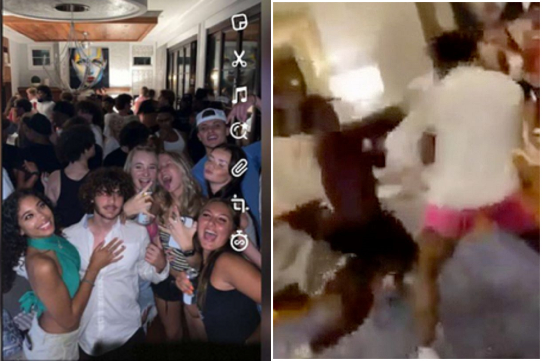 誇張！200少男女私闖豪宅開瘋狂趴，淫亂肉貼肉「網內互打」全上陣。（翻自《abc新聞網》）