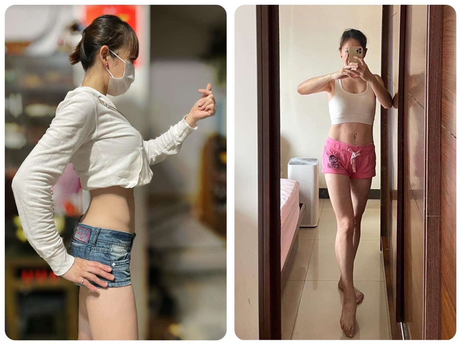 王麗蓉如今減重後的身形。（王麗蓉獨家授權提供，請勿任意翻用）