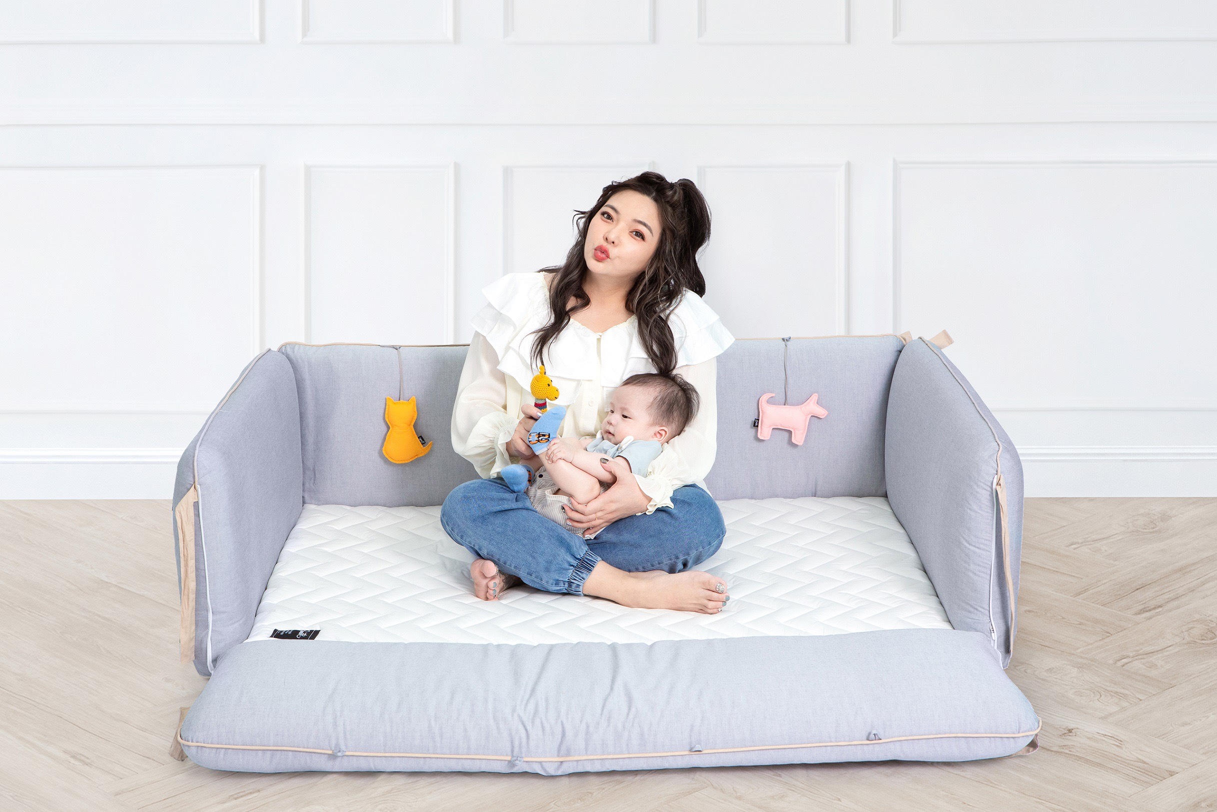 小甜甜透露關於二胎計畫很期待能趕快有二寶。（孟橙策略行銷提供/逗寶國際提供）