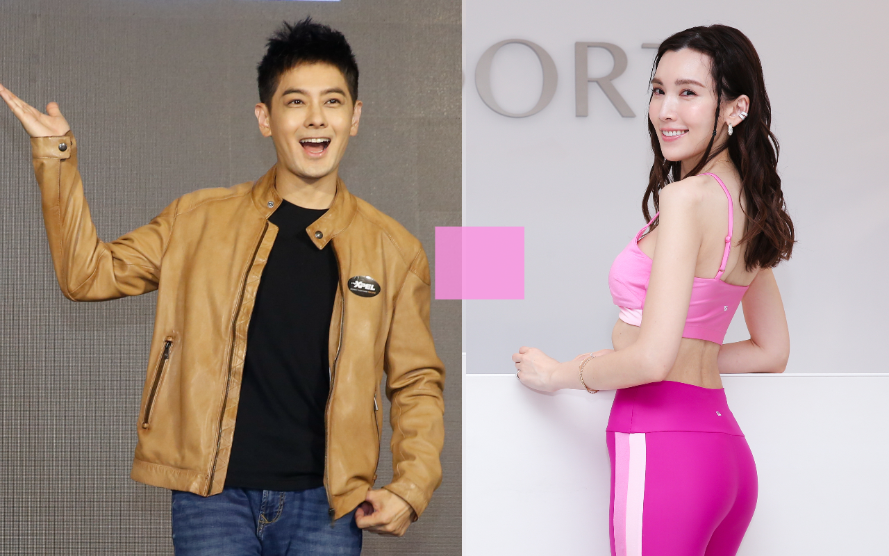 陳若儀（右圖）與老公林志穎（左圖）都擁有不科學的顏值與身材。