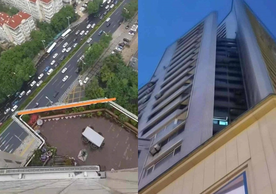 中國山東一名67歲婦人飯後外出散步，卻慘遭一包A3影印紙擊中頭部，最後不幸身亡。（翻攝齊魯晚報）