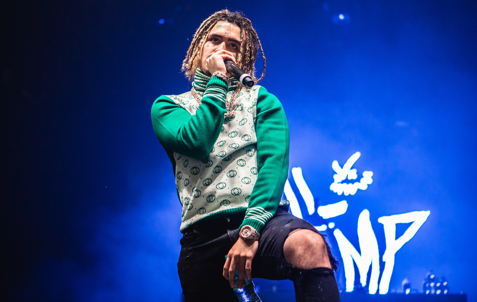 美國饒舌鬼才Lil Pump（利爾龐普）確定8月底來台，在S2O Taiwan副舞台「MoneyBunny」壓軸演出。（斯邦奈提供）