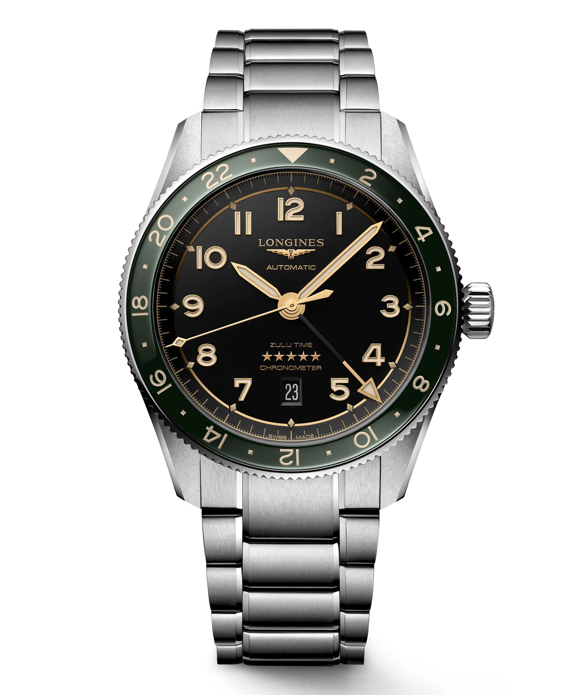 浪琴Spirit Zulu Time，建議售價NT$95,100~98,600。