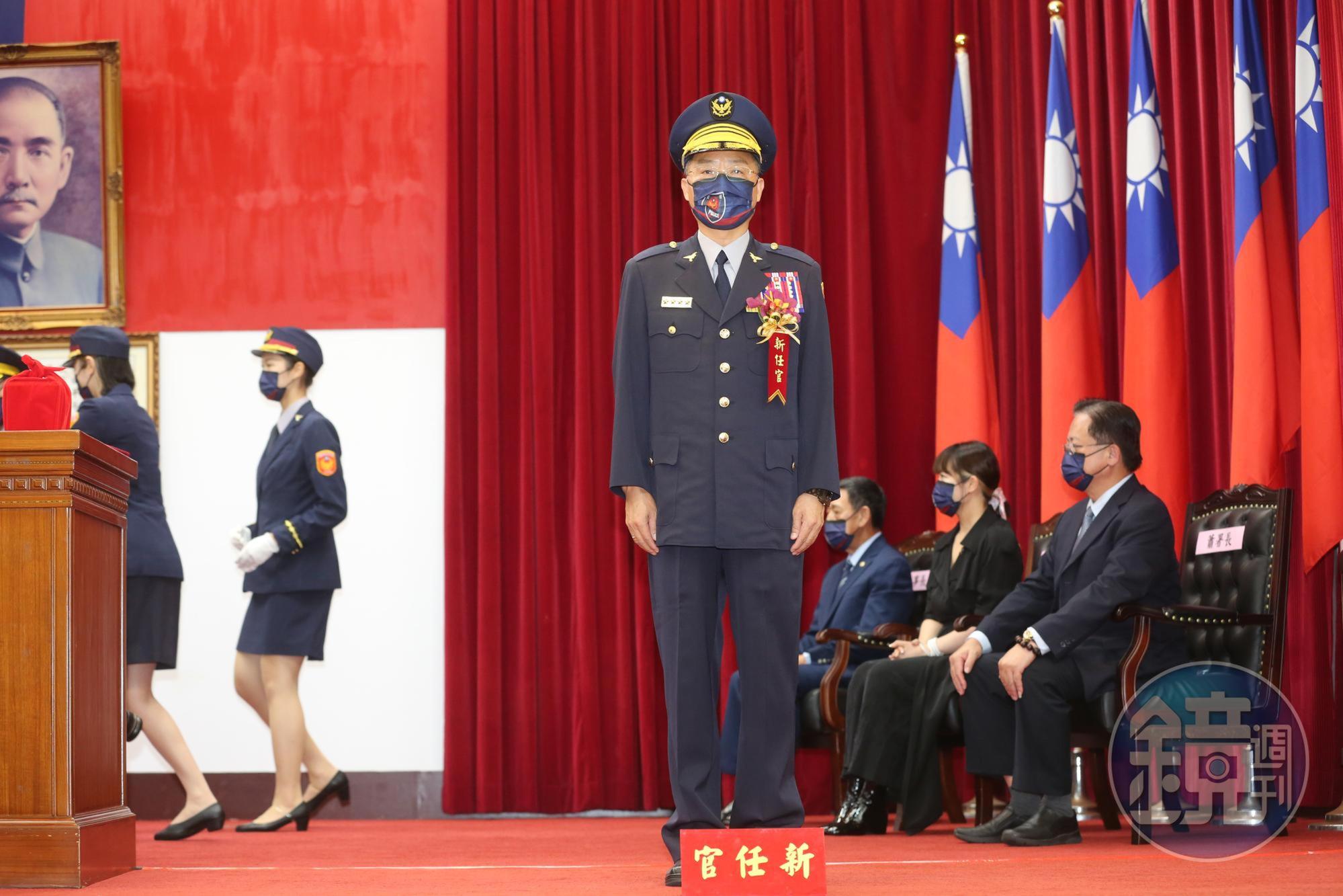 新任警政署長黃明昭。
