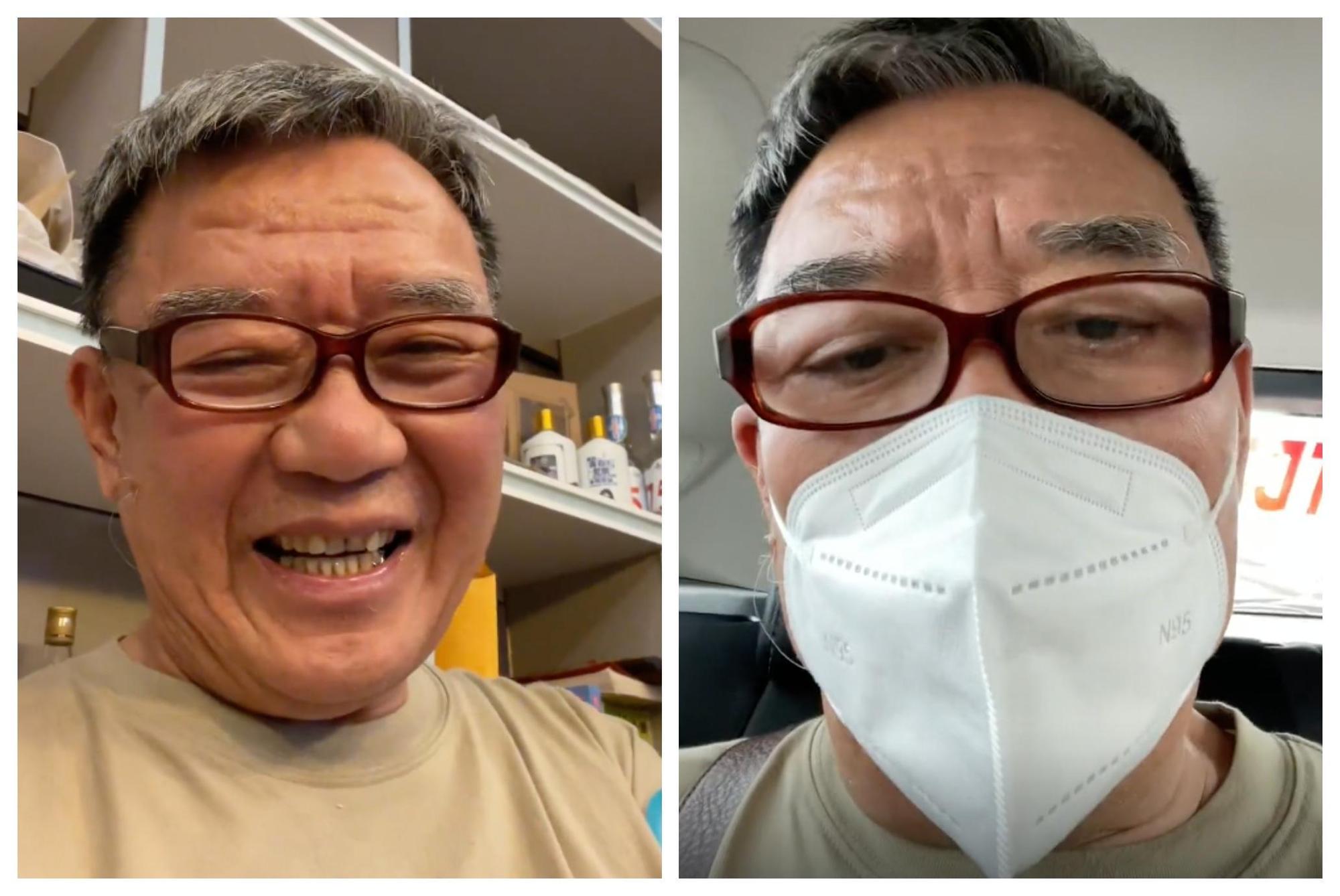 李立群時隔1年4個月回到台灣。(翻攝李立群抖音)