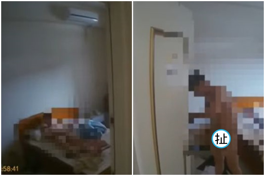 新竹一名外送員昨（3日）送餐到北門街公寓套房，驚遇男客全裸疑似打手槍。（翻攝自爆料公社）