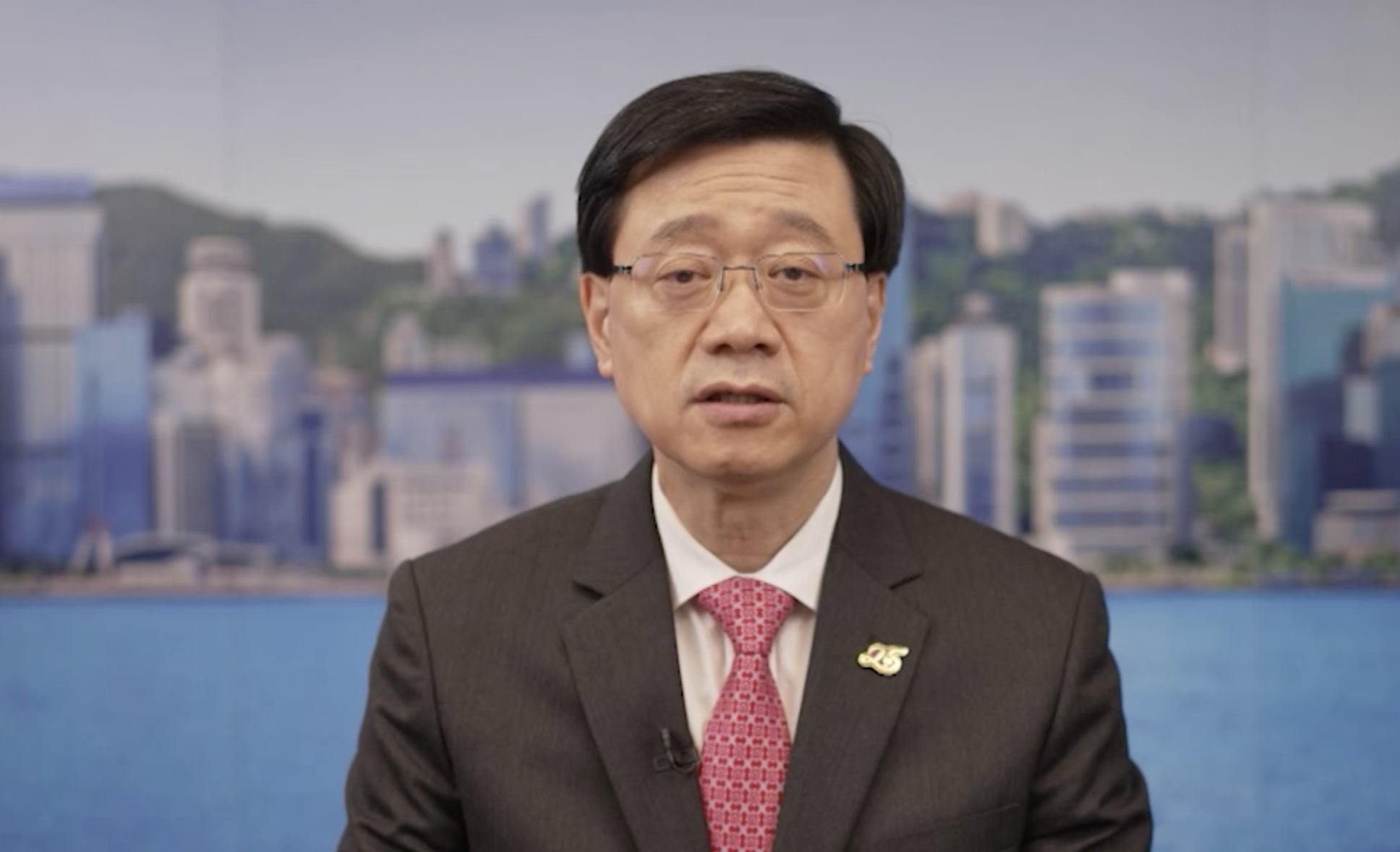 香港特首李家超走馬上任,先前曾強調將推動《基本法》第23條立法,近日受訪時他表示,這是必定要做的事。(取自香港政府新聞網)