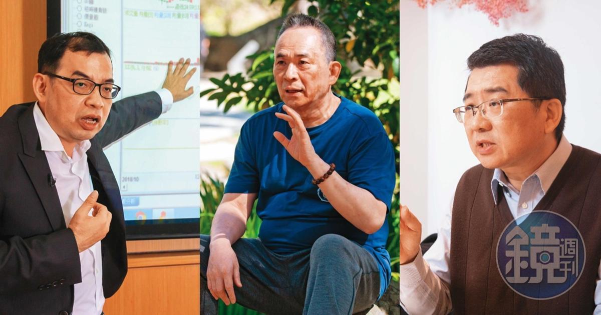 鄭廳宜（左起）、蕭明道、張真卿3位台股資歷超過30年的投資老手，分享熊市投資策略。