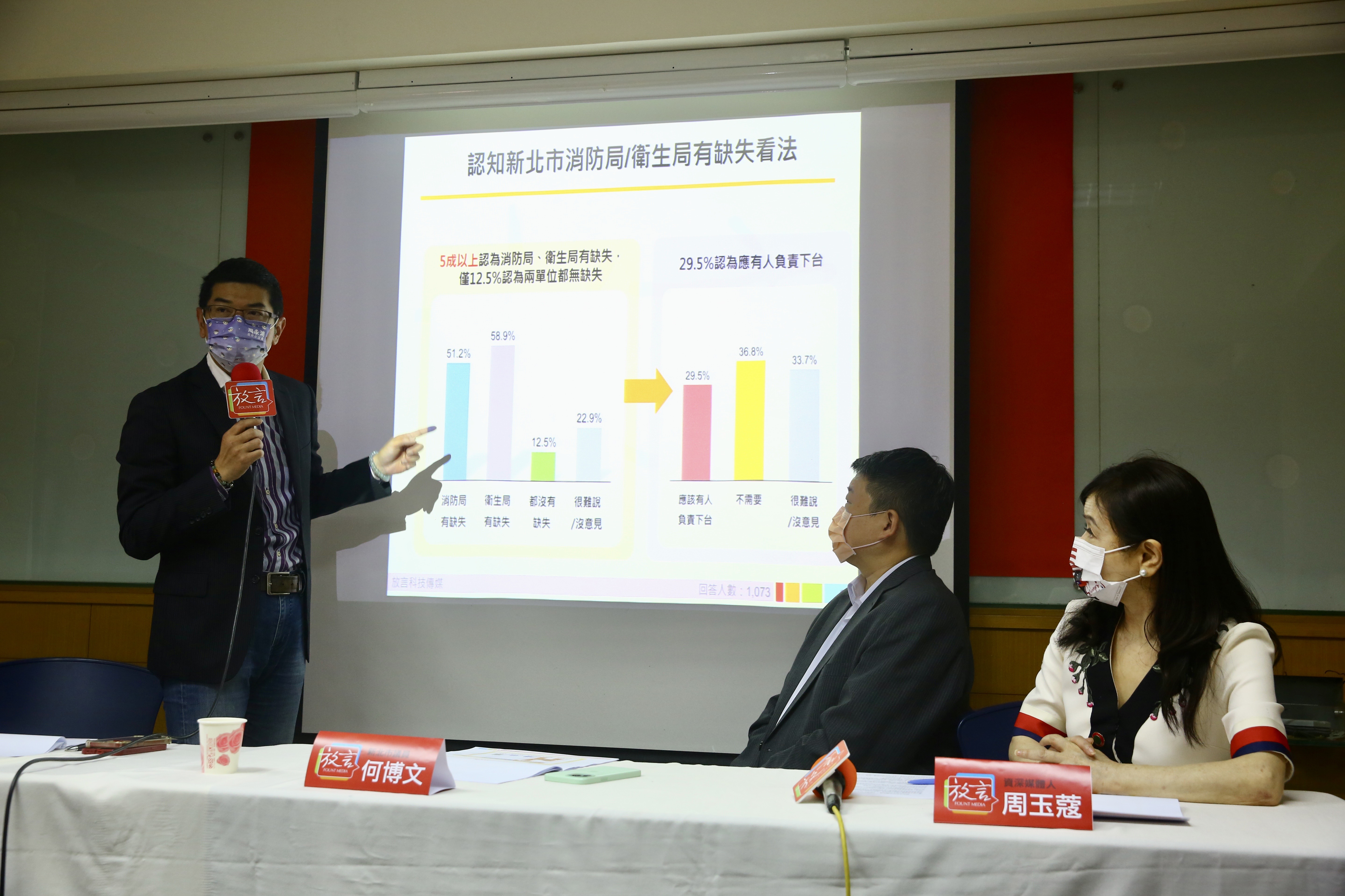 周玉蔻今開記者會公布民調，指出恩恩事件讓侯友宜陷入信任危機。
