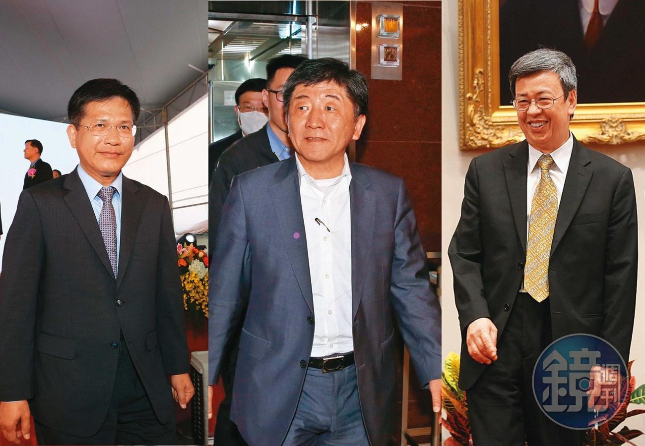 民進黨黨內多數看好衛福部長陳時中出戰台北(中),新北勢人選則因前交通部長林佳龍只想選台北市,讓前副總統陳建出現在雙北人選討論中。