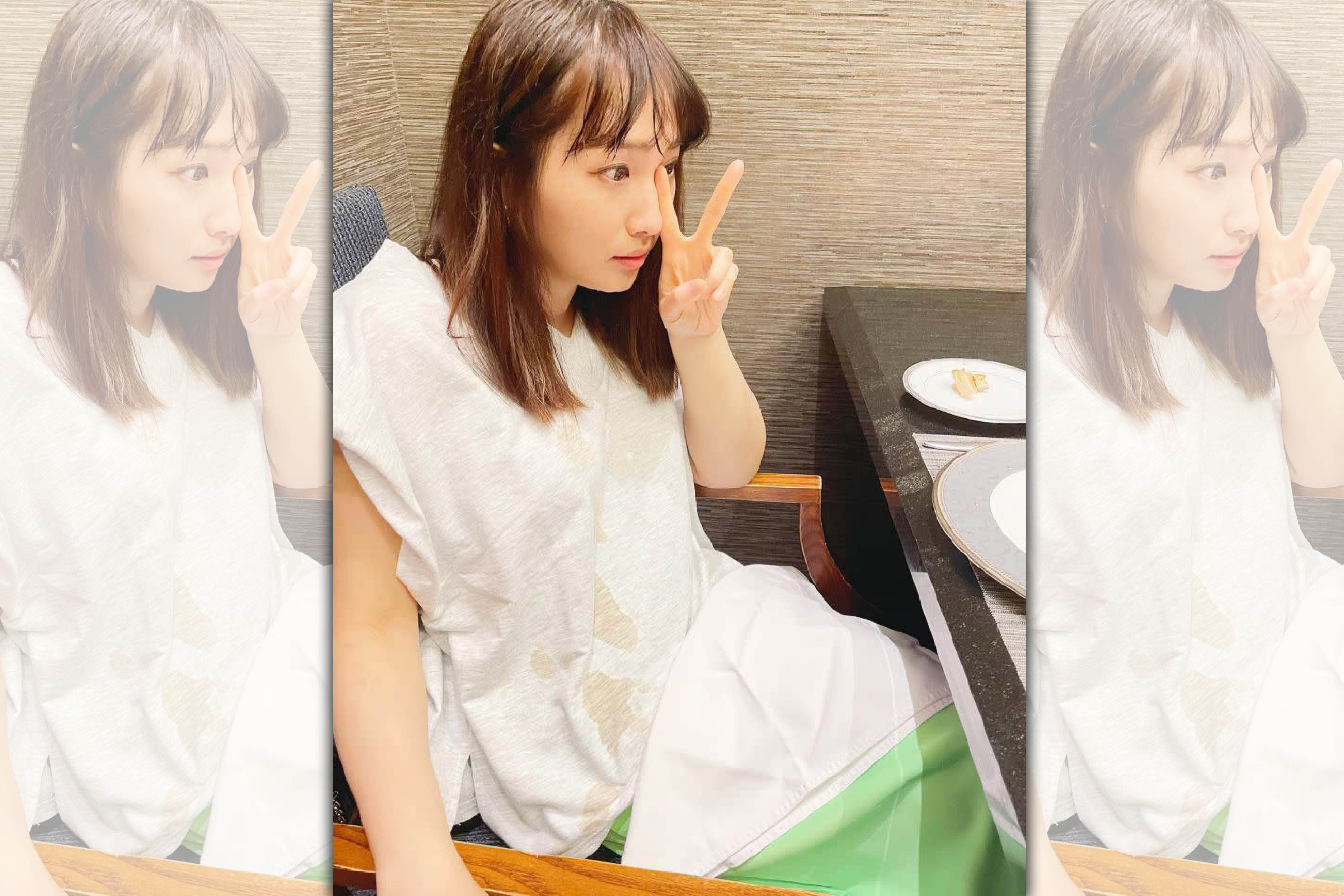 去年朱俐靜被店員潑了一身醬汁，她的心情令粉絲心疼。（翻攝自朱俐靜臉書）