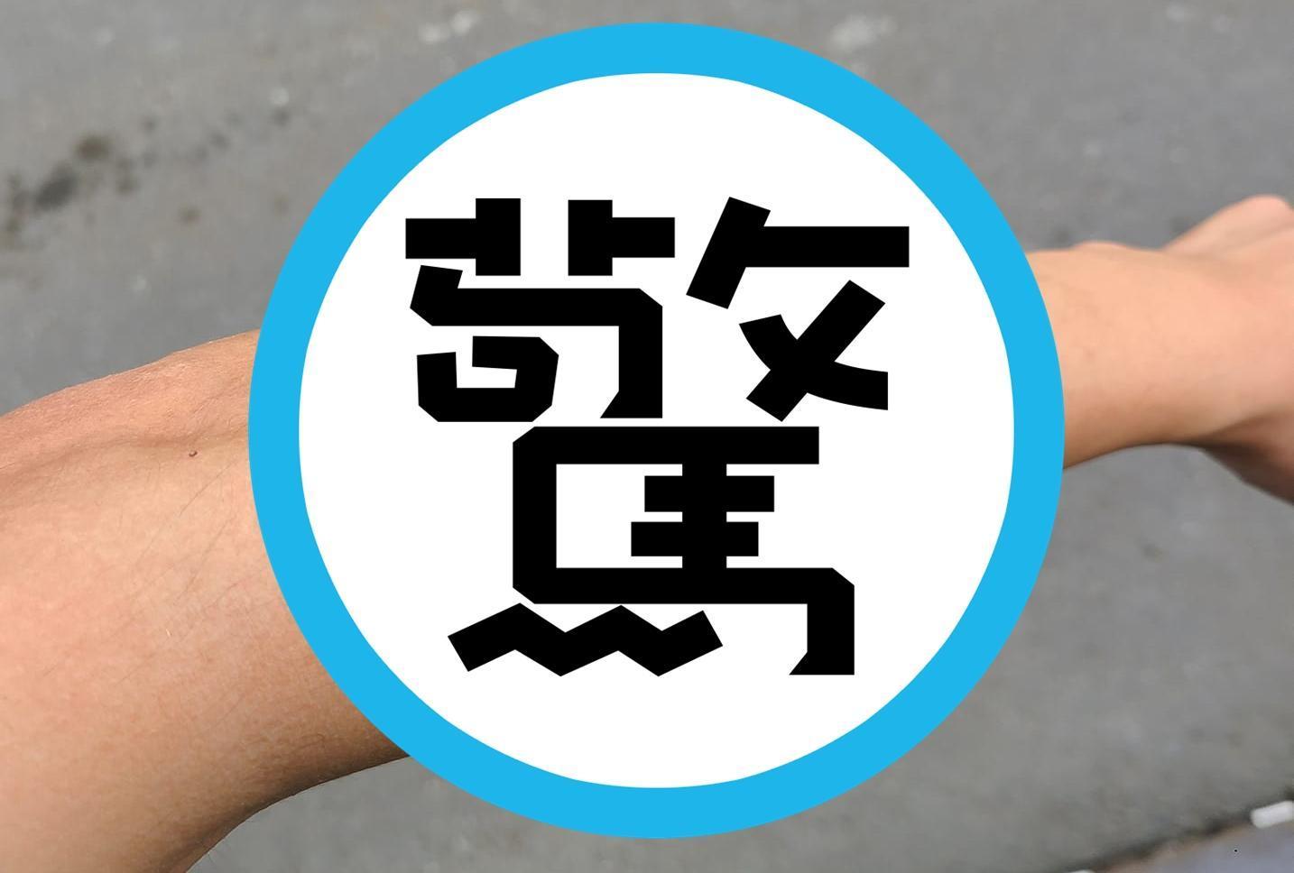 有網友在臉書社團po文,稱自己只是在公園散步,結果卻被小黑蚊叮咬腫成「麵龜」。(翻攝自爆廢公社)