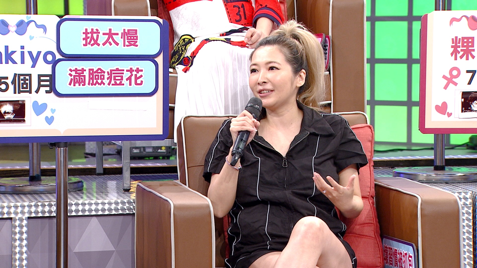 Makiyo懷孕胸部脹痛讓她相當痛苦。（三立提供）