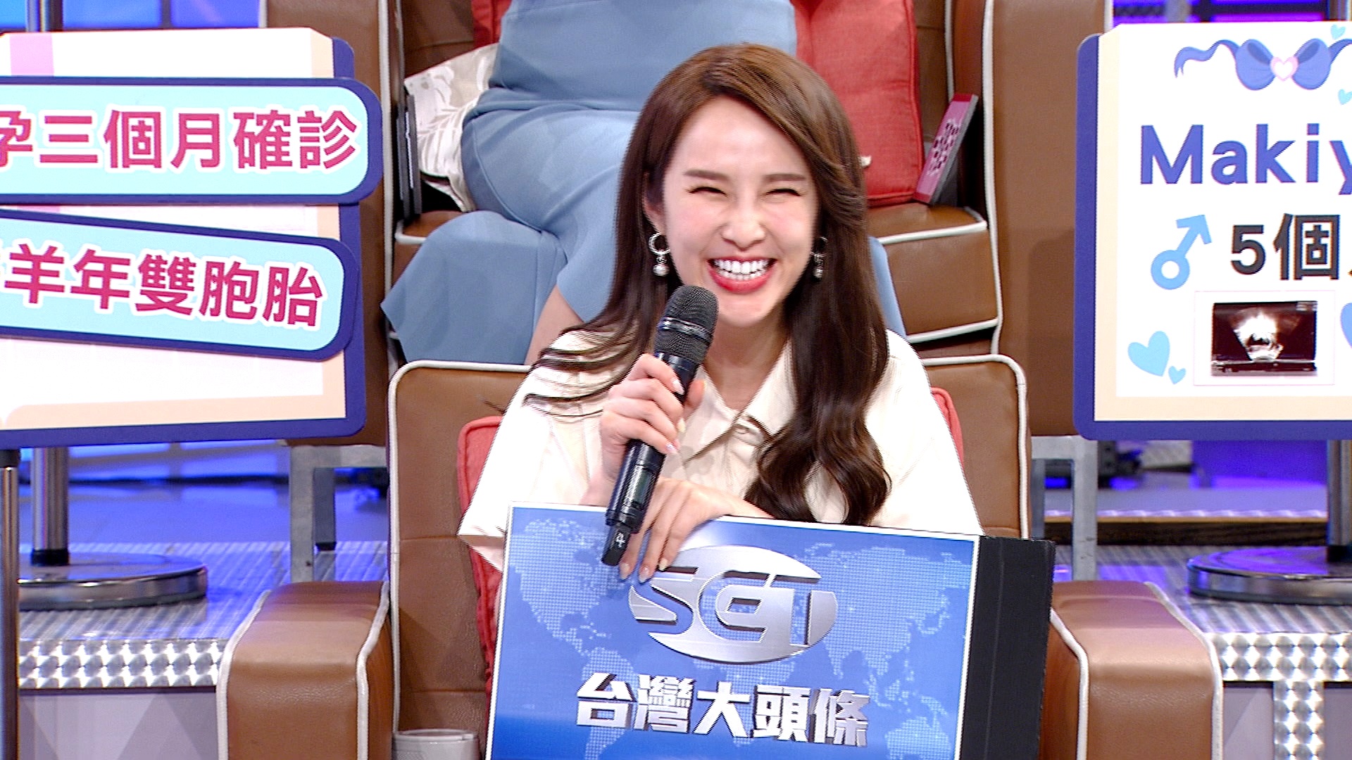 張齡予自曝懷孕初期孕吐很嚴重。（三立提供）