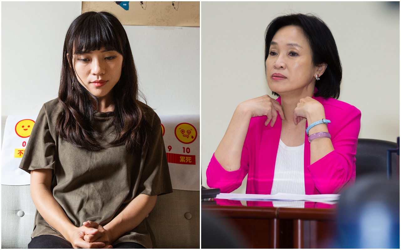 柯志恩（右）日前提出「反霸凌」為首要政見，遭市議員黃捷（左）打臉。（合成照，本刊資料照）