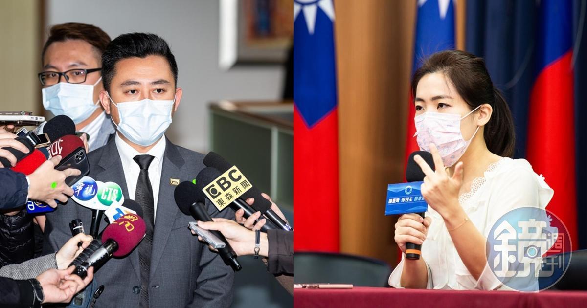 林智堅（左）近日陷入論文抄襲爭議，徐巧芯（右）已向台大檢舉。（本刊資料照）