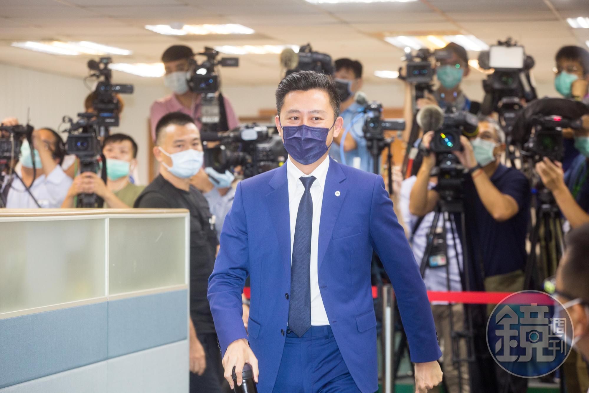 林智堅（圖）近日不斷被國民黨陣營踢爆，直指他的碩士論文涉嫌抄襲。（本刊資料照）