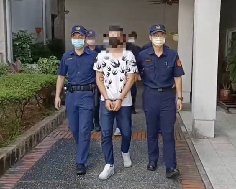 警方逮捕林男等7名惡煞，目前正追緝另外4名在逃嫌犯。（翻攝畫面）