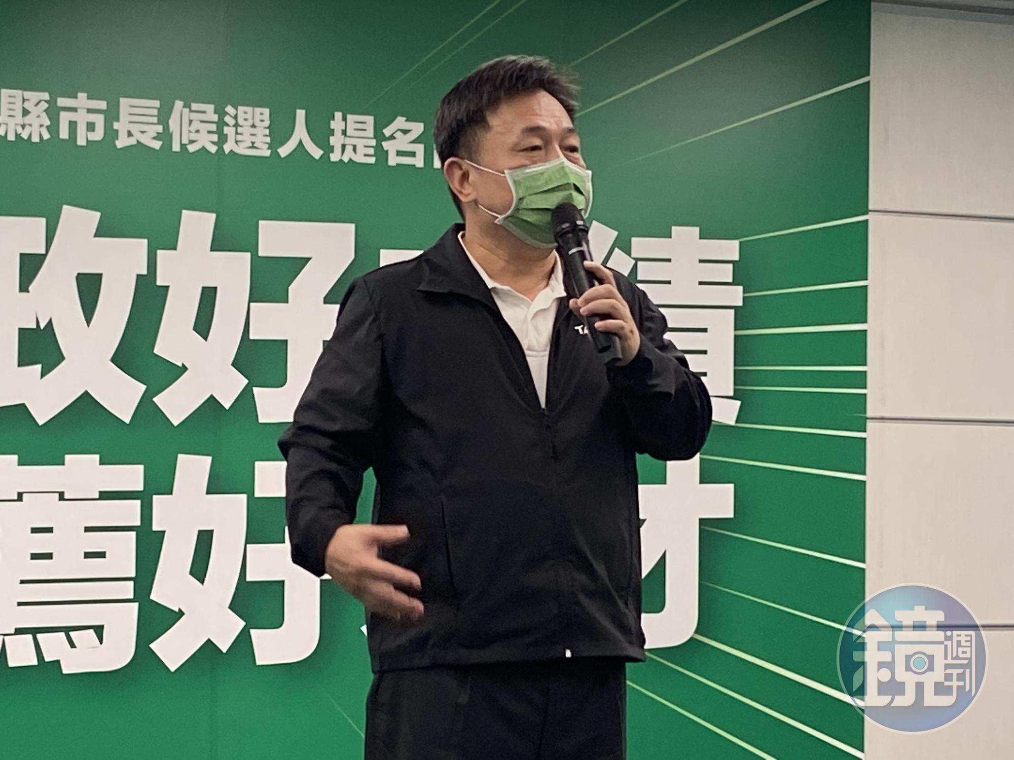 民進黨祕書長林錫耀鬆口,稱雙北市長提名人選全代會前應該可以搞定。