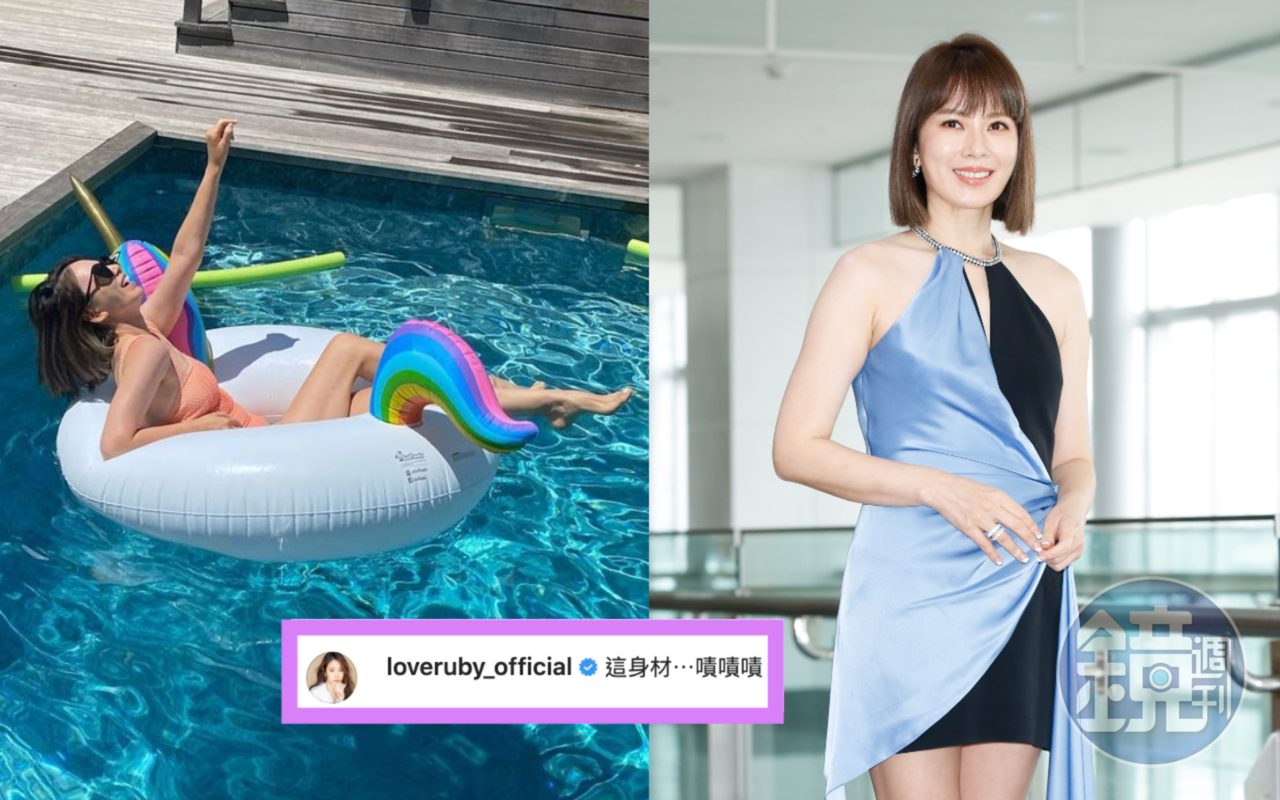 Melody罕曬高衩泳照， 林心如看了留言：「這身材…嘖嘖嘖！」（翻攝自Melody IG、本刊資料照）