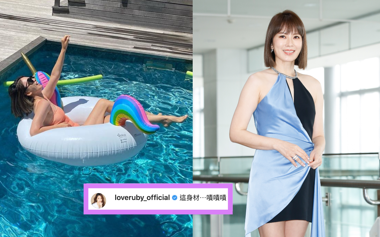 Melody罕曬高衩泳照， 林心如看了留言：「這身材…嘖嘖嘖！」（翻攝自Melody IG、本刊資料照）