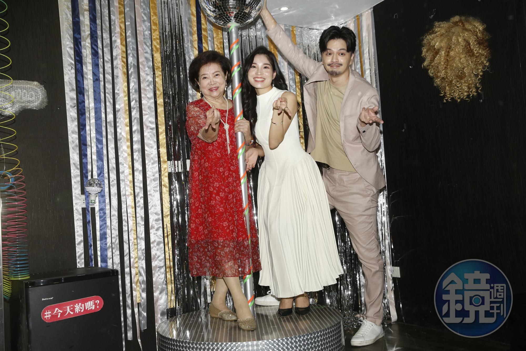 陳淑芳力挺新導演新演員，江常輝、阮秋姮能與陳淑芳對戲也感到受益匪淺。