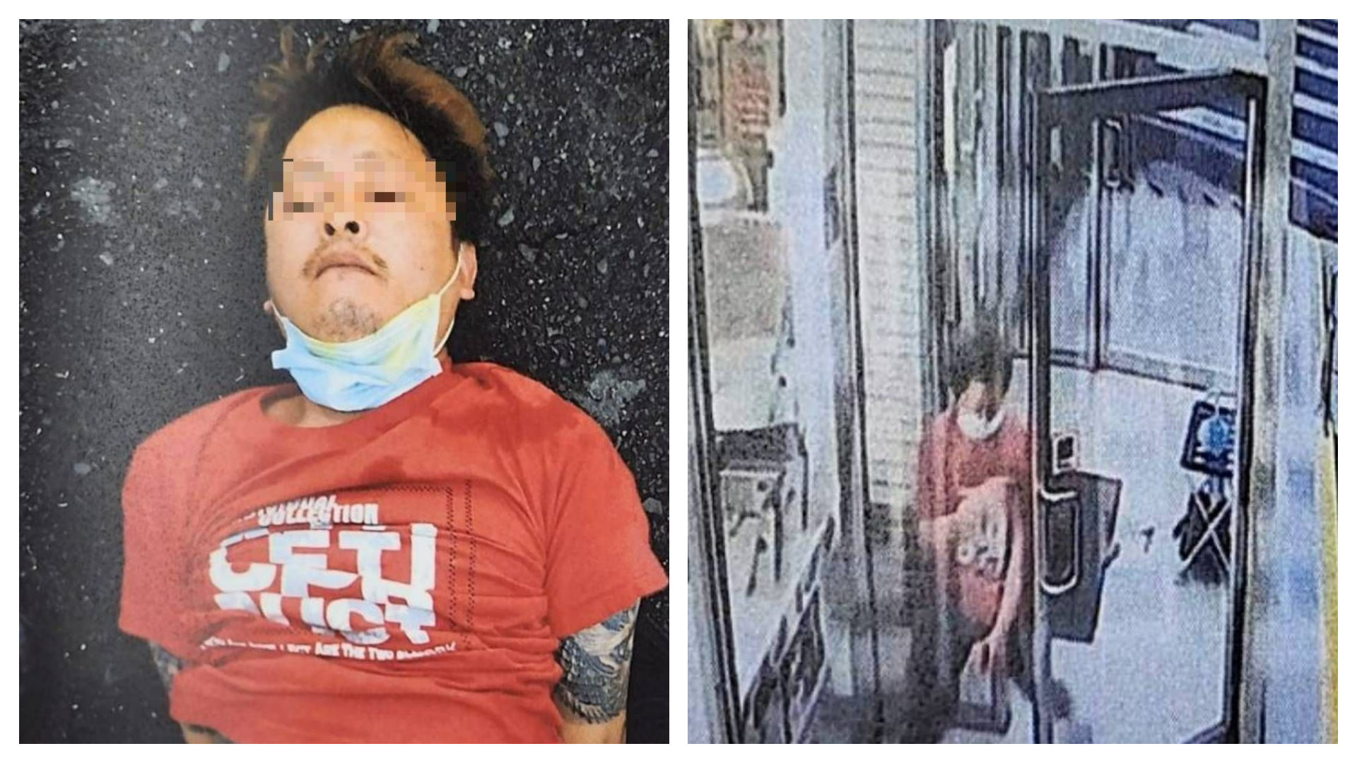 李男指侵女子後逃出超商，目前已遭聲押獲准。（讀者提供）