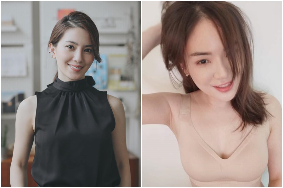 許藍方（左）發出5點聲明駁斥不倫，遭陳沂（右）2點質疑，批評企圖模糊焦點。（翻攝自許藍方、陳沂臉書）