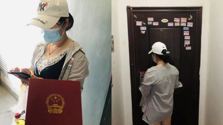 魏姓女房東上門才驚覺，房子被賣給劉姓人家。（翻攝 華商網微博）