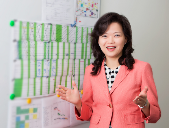 台灣東洋總經理侯靜蘭表示,公司不僅有技術能力更有穩定放大批量的生產實力,這也是國際藥廠相繼與台灣東洋合作發展海外市場的原因。(台灣東洋提供)