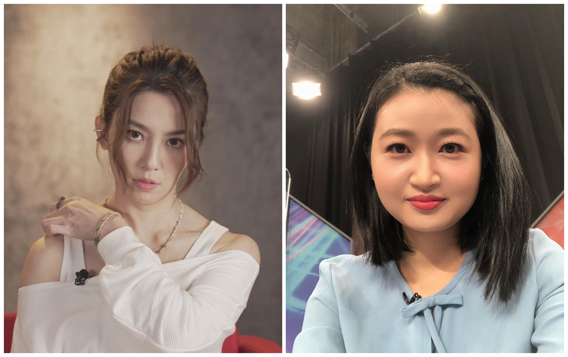 許藍方（左圖）涉不倫遭台北地院判賠50萬元，黃宥嘉對此狂酸。（翻攝許藍方臉書／睛視媳婦 眼科醫師黃宥嘉時間臉書）