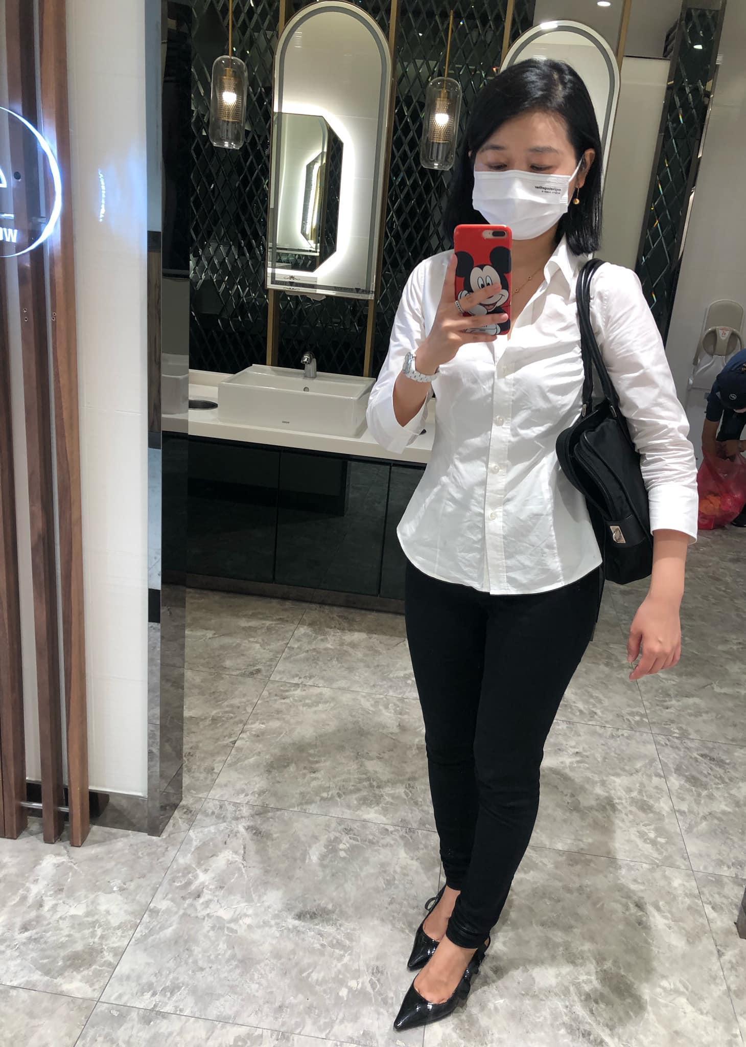 黃宥嘉7日到台北地院出庭。（翻攝睛視媳婦 眼科醫師黃宥嘉時間臉書）