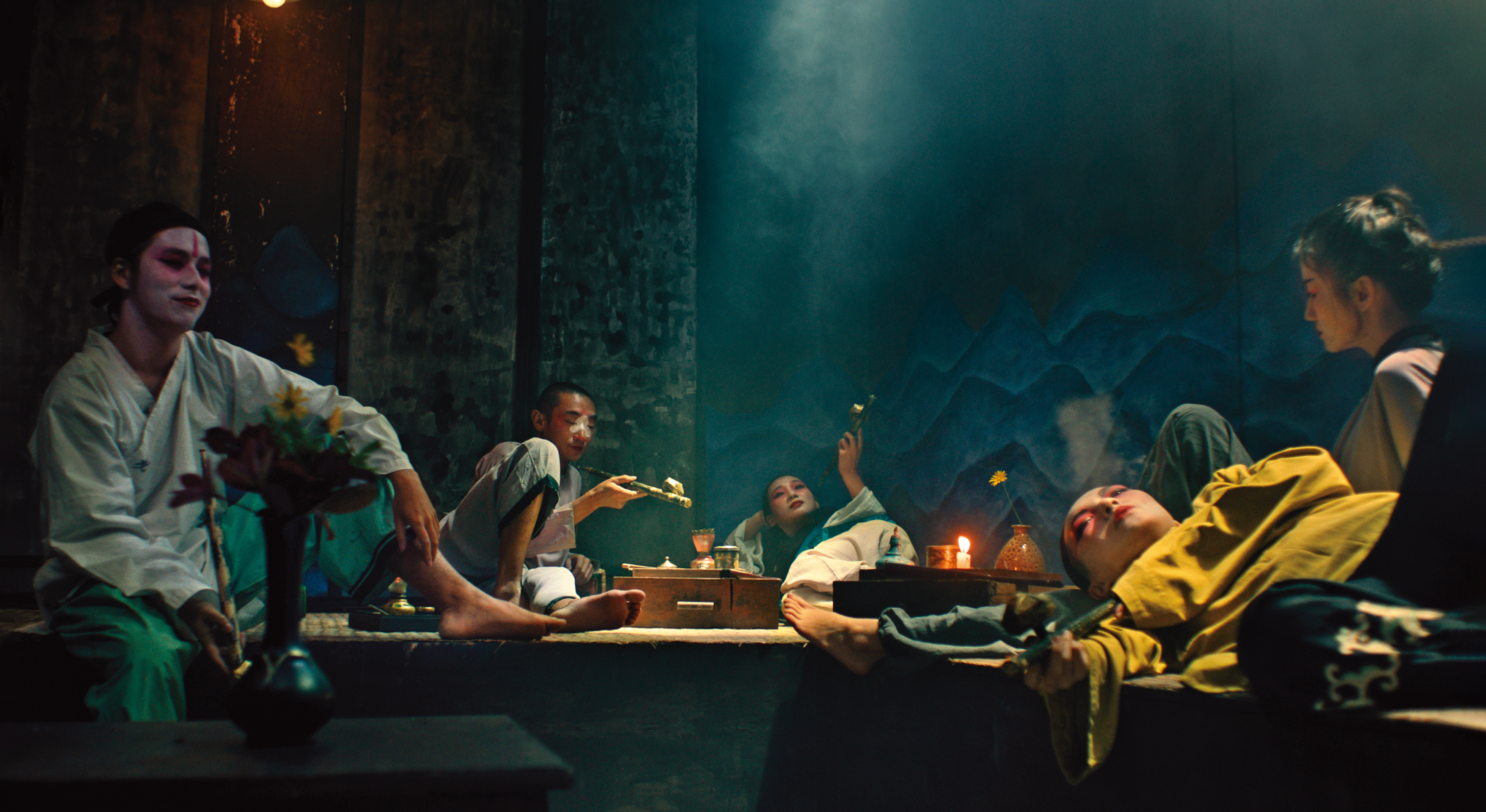 《椒麻堂會》以邱炯炯的祖父為主角原型，由川劇名丑之死回顧人生戲夢與時代變動。（台北電影節提供）