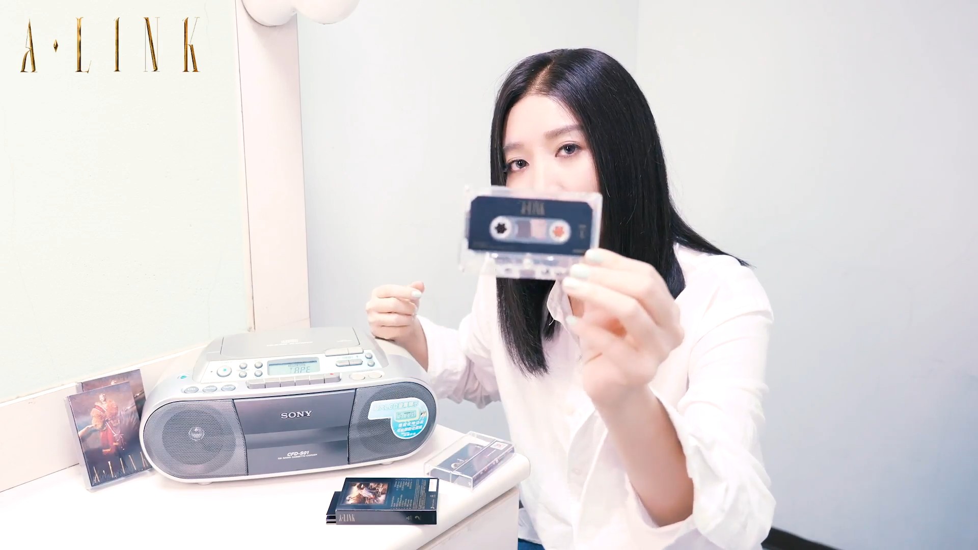 A-Lin表示達成了發卡帶專輯的夢想,和索尼音樂的恩怨就此一筆勾消。(索尼音樂)