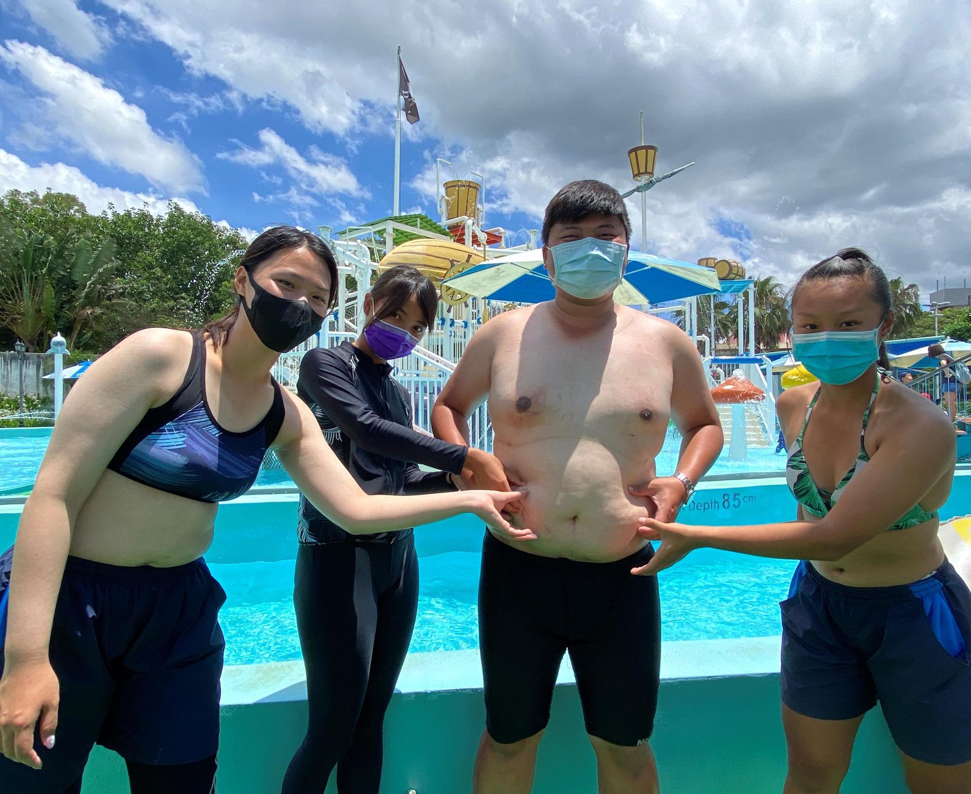 六福水樂園今年歡慶10週年，首波推出最受歡迎的「鮪魚日」主題趴，祭出超優惠票價。（六福村提供）