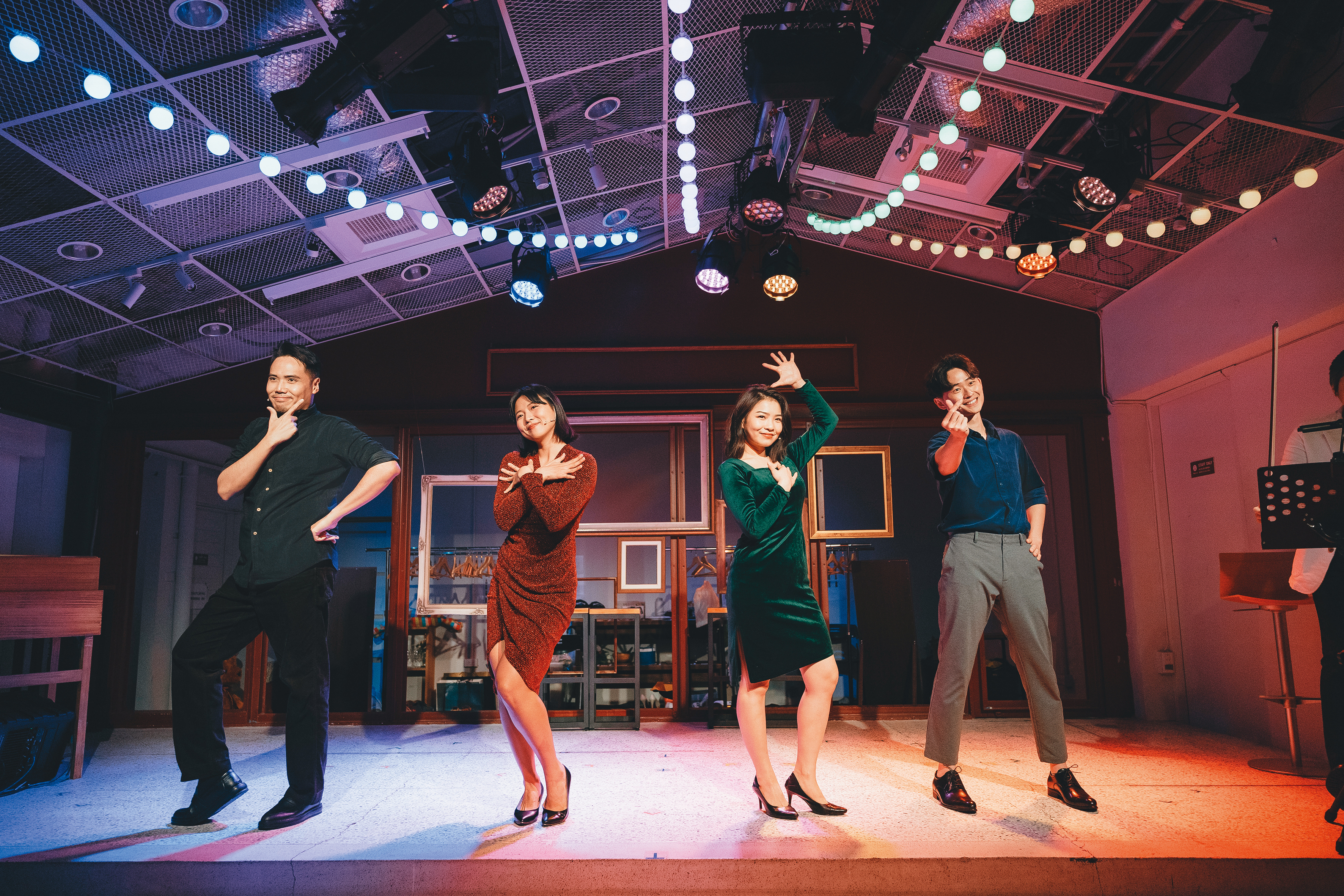 《LPC》是外百老匯演出長達27年的長壽音樂劇，今年在四四南村一連演出139場。（活性界面提供、蔡昀倫攝）