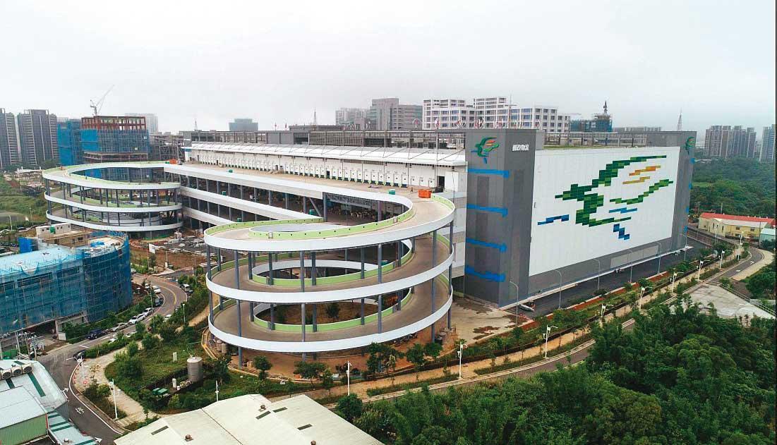 延宕1年的A7物流中心,預計10月成為網家的高度自動化倉儲。(中華郵政官網)