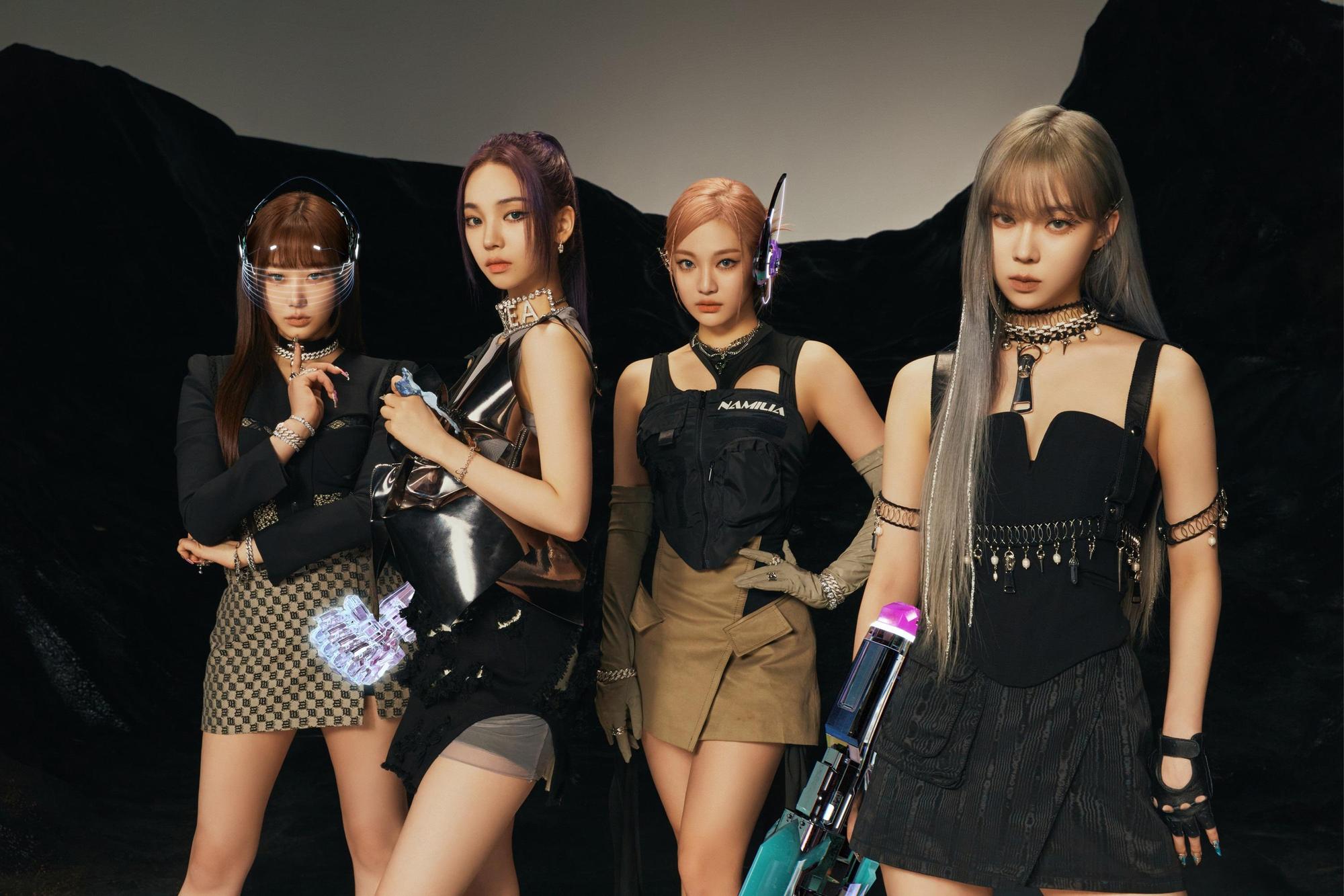 aespa新專輯《Girls》已在台數位發行。（avex Taiwan提供）
