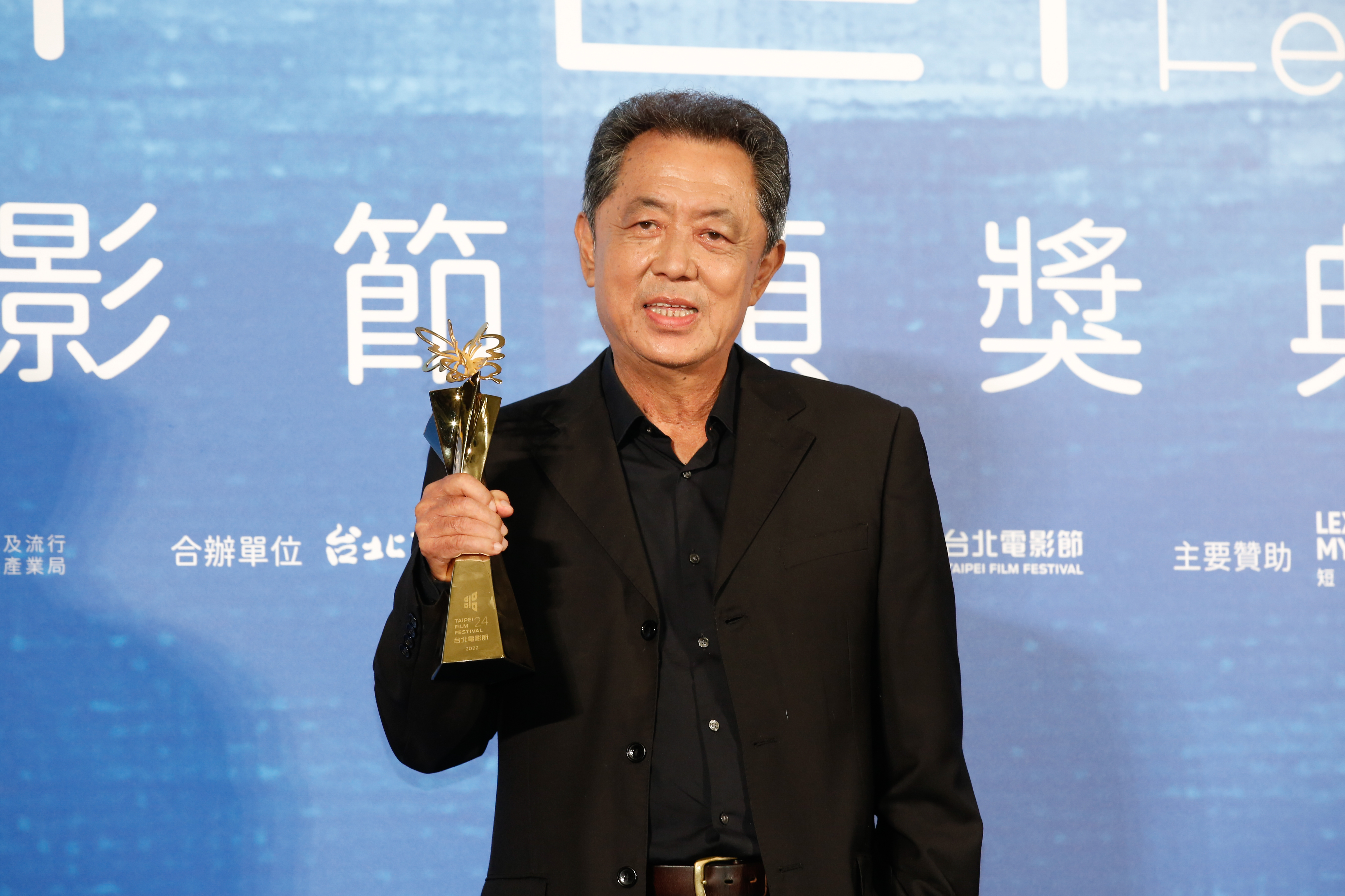 從影40年後，朱延平終於拿到電影獎項，榮獲台北電影獎卓越貢獻獎得主。