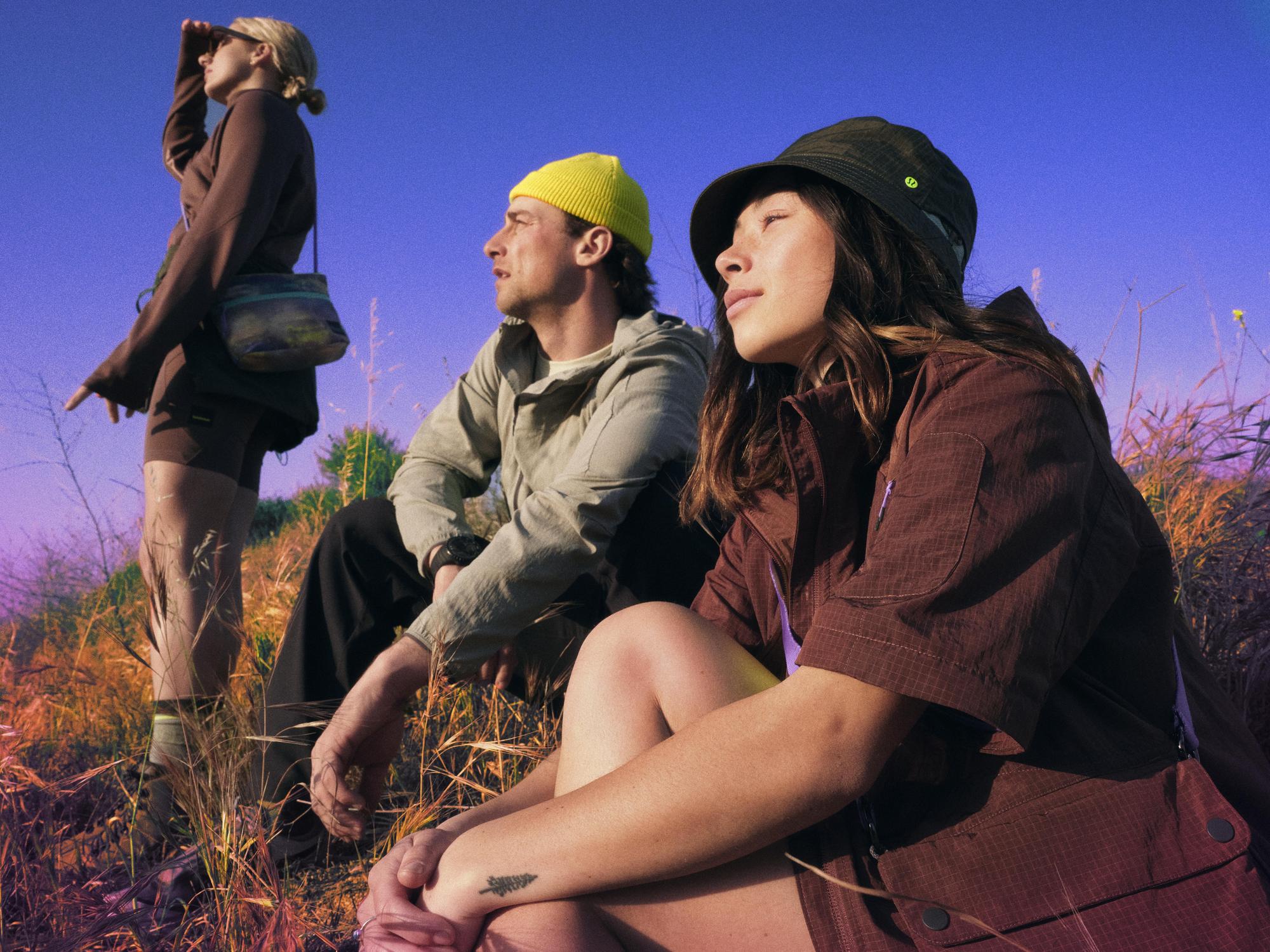 lululemon於今夏推出首個Hike系列,可以上山下水又兼顧時髦味。(lululemon 提供)