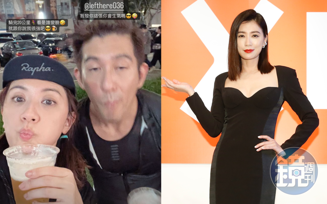 賈靜雯難得對修杰楷嗆聲,花哈噴?(本刊資料照、翻攝自賈靜雯IG)