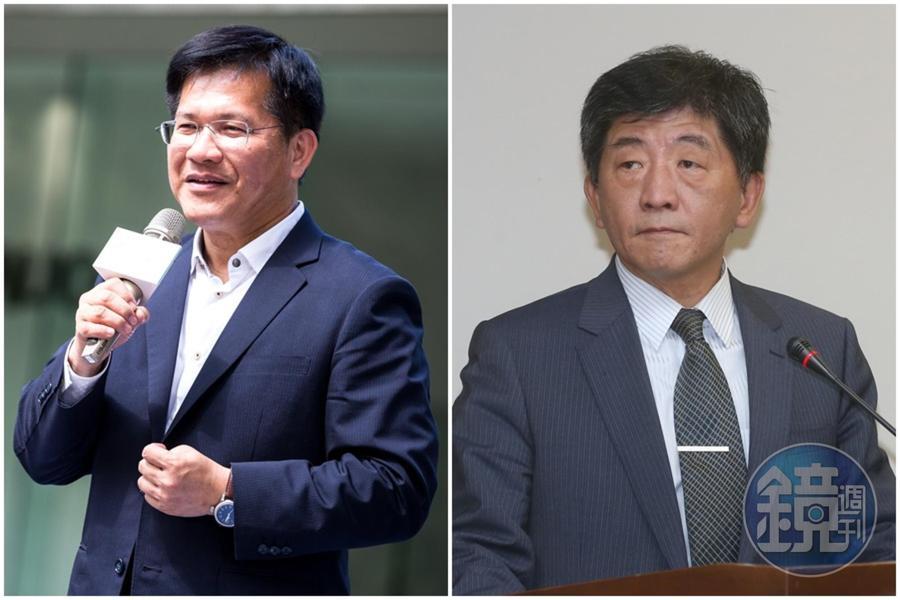 民進黨拍板徵召前交通部長林佳龍挑戰新北市長,衛福部長陳時中參選台北市長。